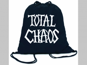 Total Chaos ľahké sťahovacie vrecko ( batôžtek / vak ) s čiernou šnúrkou, 100% bavlna 100 g/m2, rozmery cca. 37 x 41 cm